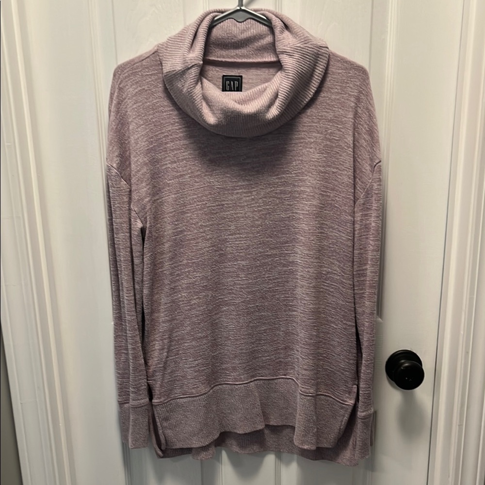 GAP Pink Cowl Neck Sweater Soft Knit